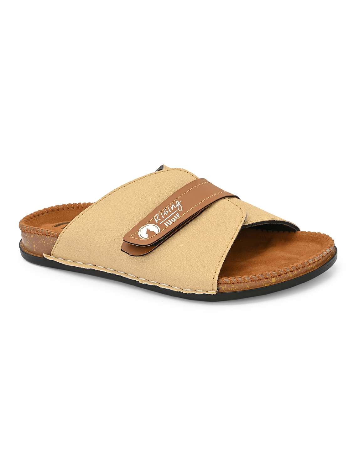 men solid slip on sandal - 22182477 -  Standard Image - 2