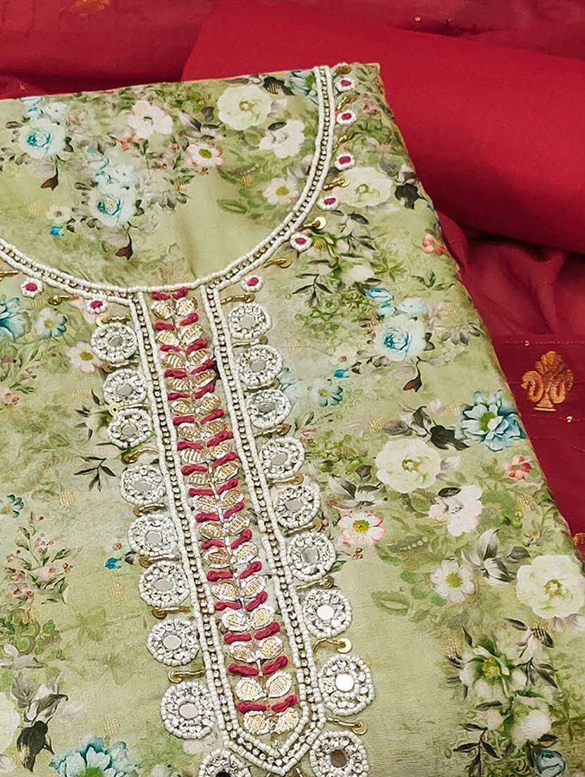 women floral embroidered unstitched suit set - 22182707 -  Standard Image - 2