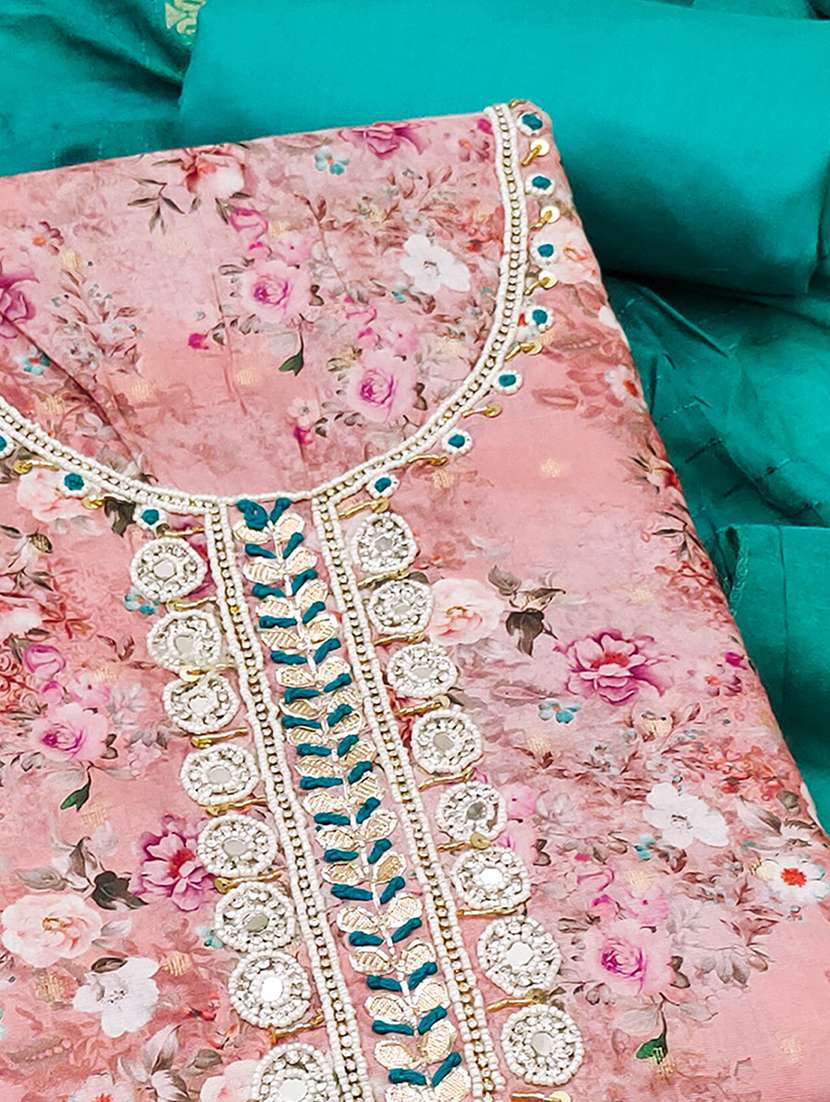 women floral embroidered unstitched suit set - 22182708 -  Standard Image - 2