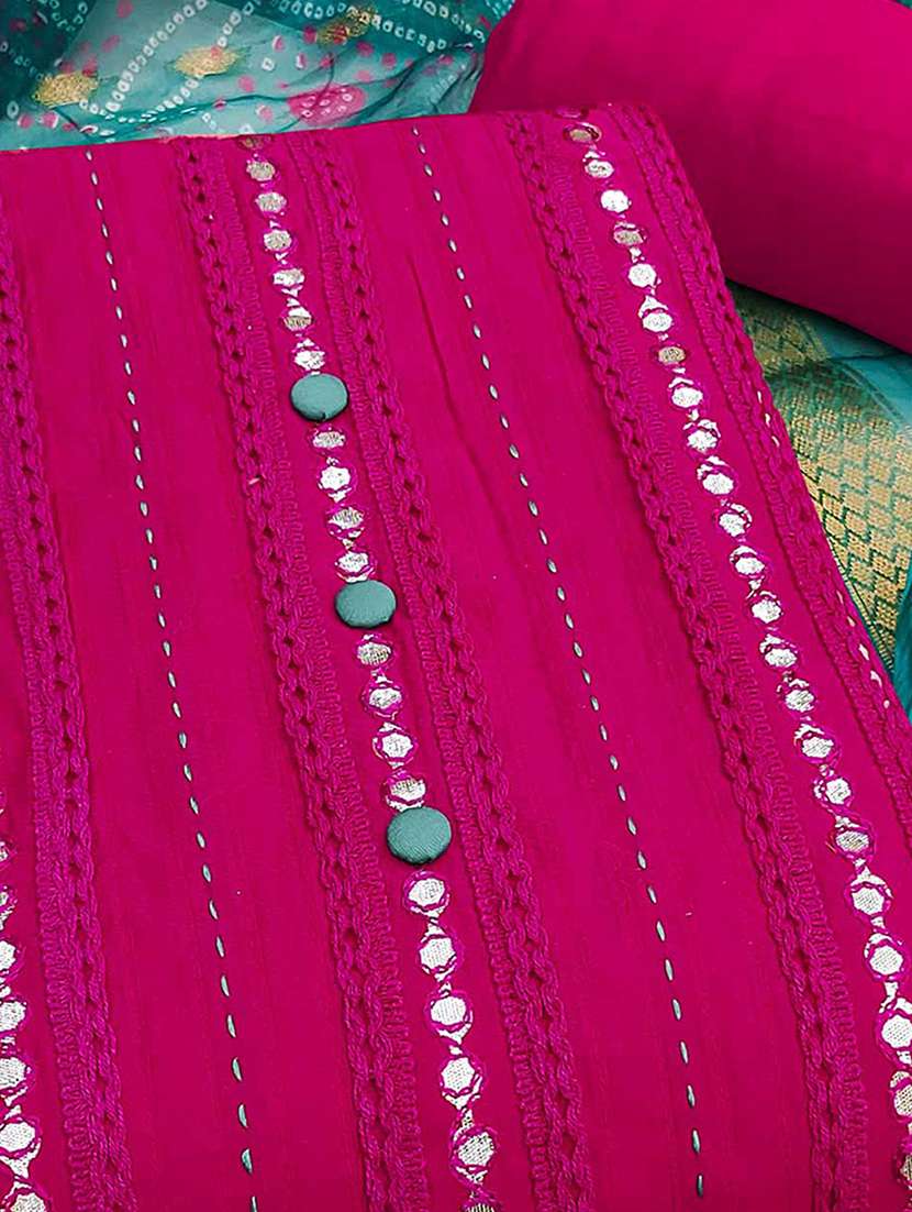 women solid with work unstitched suit set - 22182733 -  Standard Image - 2