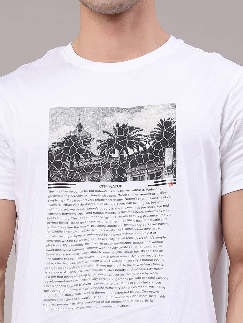 men printed short sleeve regular fit t-shirt - 22182882 -  Standard Image - 2
