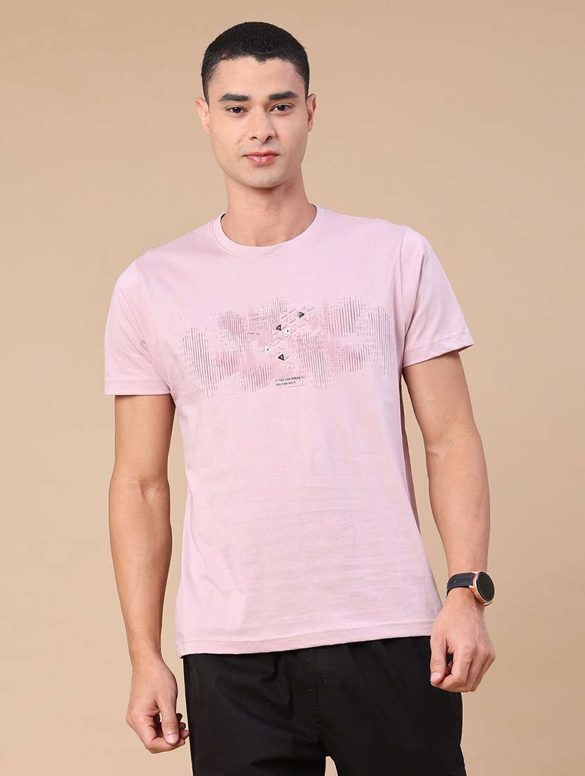 men printed short sleeve slim fit t-shirt - 22183008 -  Standard Image - 2