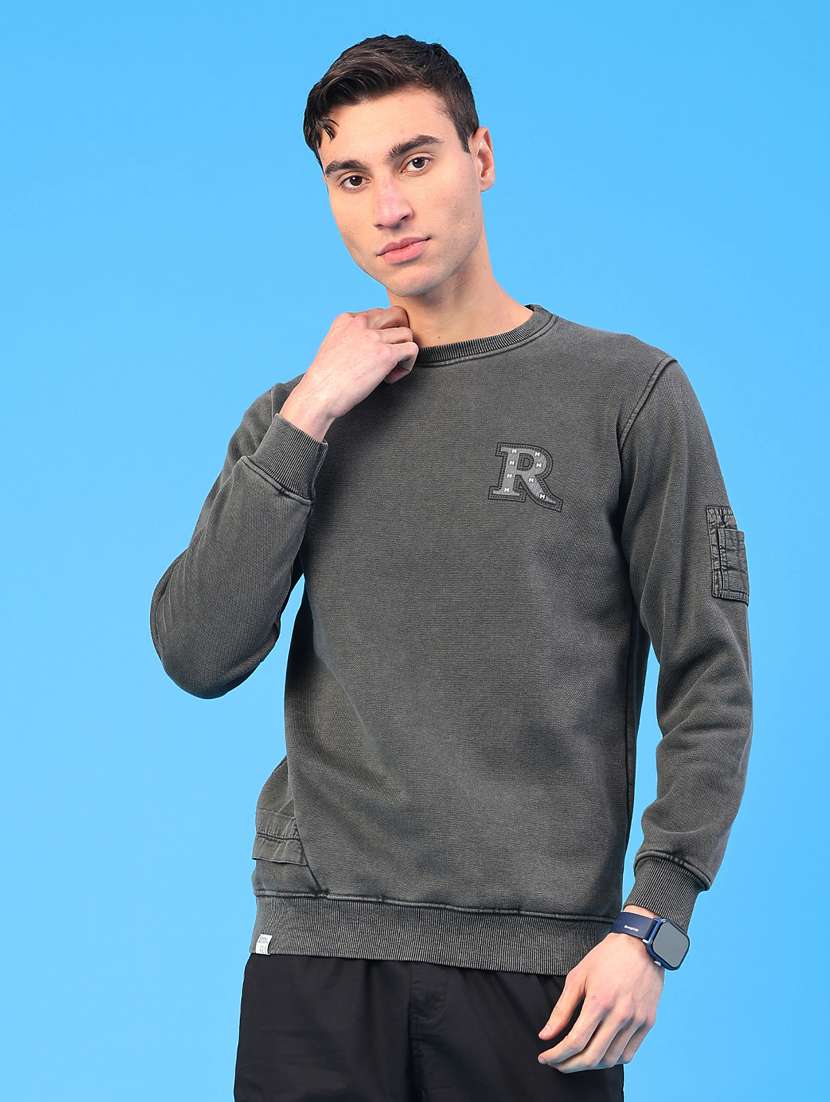 men round neck long sleeve sweatshirt - 22183181 -  Standard Image - 2