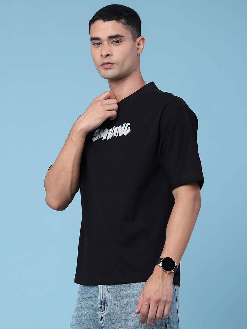 men printed round neck regular t-shirt - 22183227 -  Standard Image - 2