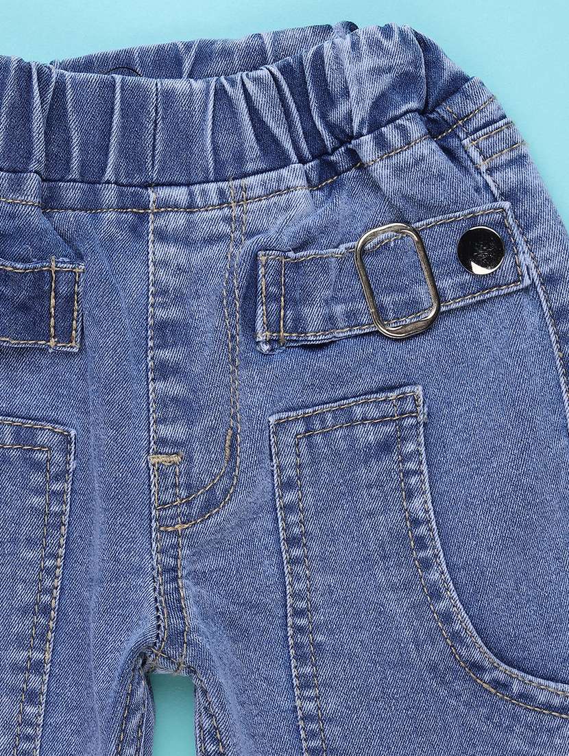 girls solid mid rise straight jean - 22183246 -  Standard Image - 2