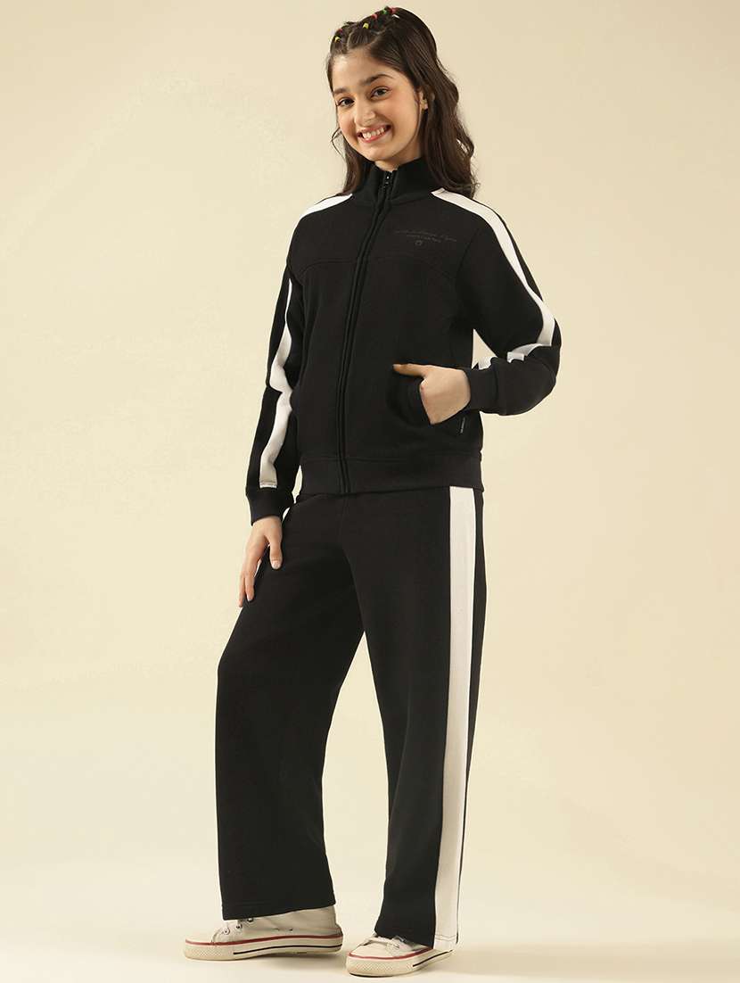 girls solid active wear co-ord set - 22183364 -  Standard Image - 2