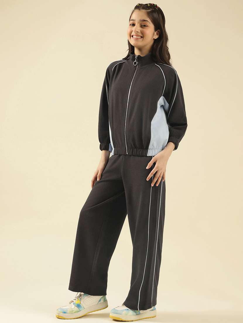 girls color blocked active wear co-ord set - 22183372 -  Standard Image - 2