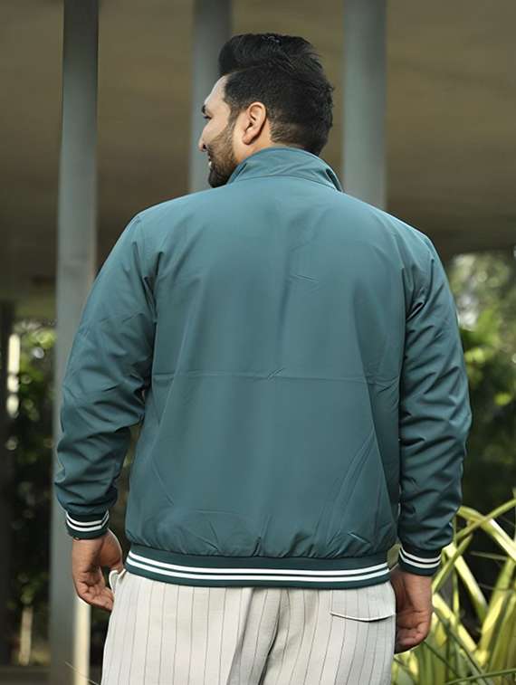 men solid long sleeve bomber jacket - 22183582 -  Standard Image - 2