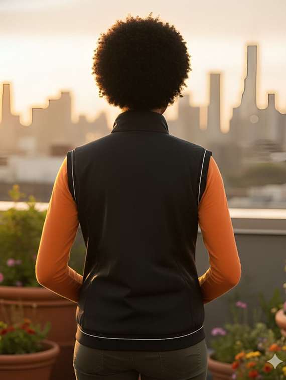 women solid sleeveless bomber jacket - 22183592 -  Standard Image - 2