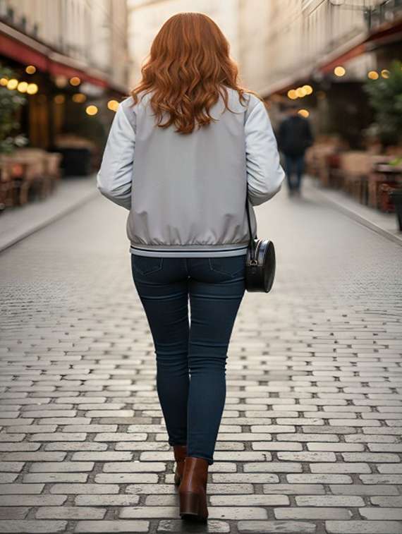 women color blocked long sleeve varsity jacket - 22183633 -  Standard Image - 2