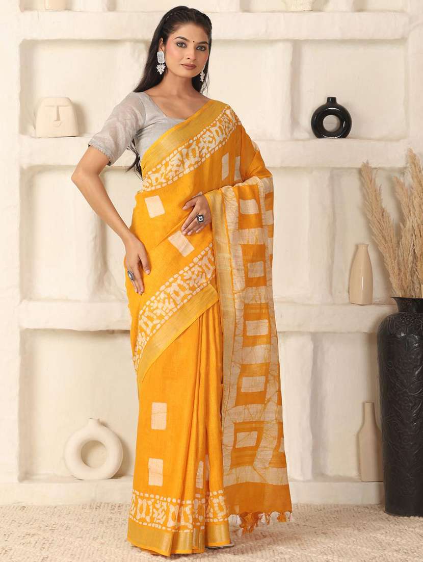 women batik printed saree with blouse - 22183759 -  Standard Image - 2