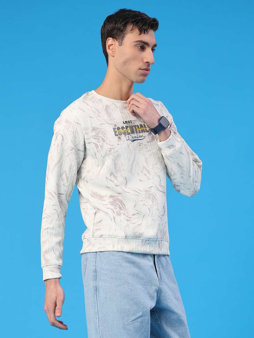 men round neck long sleeve sweatshirt - 22183984 -  Standard Image - 2