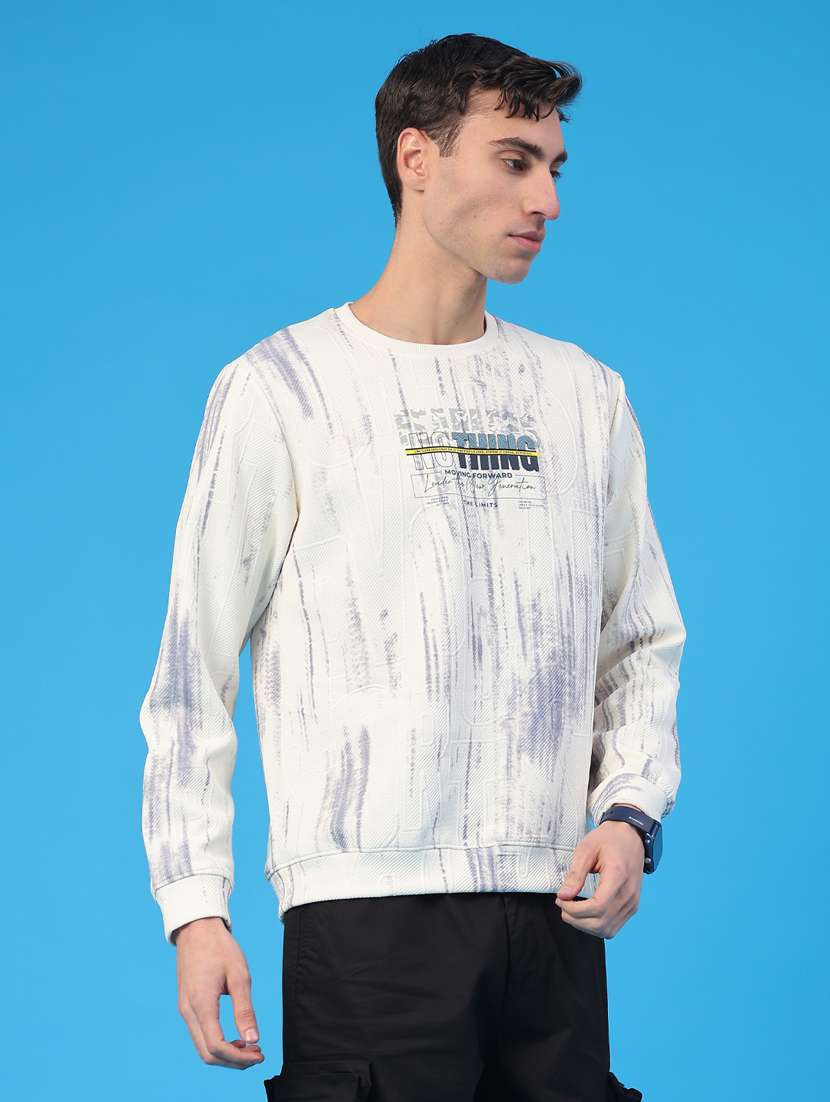 men round neck long sleeve sweatshirt - 22183988 -  Standard Image - 2