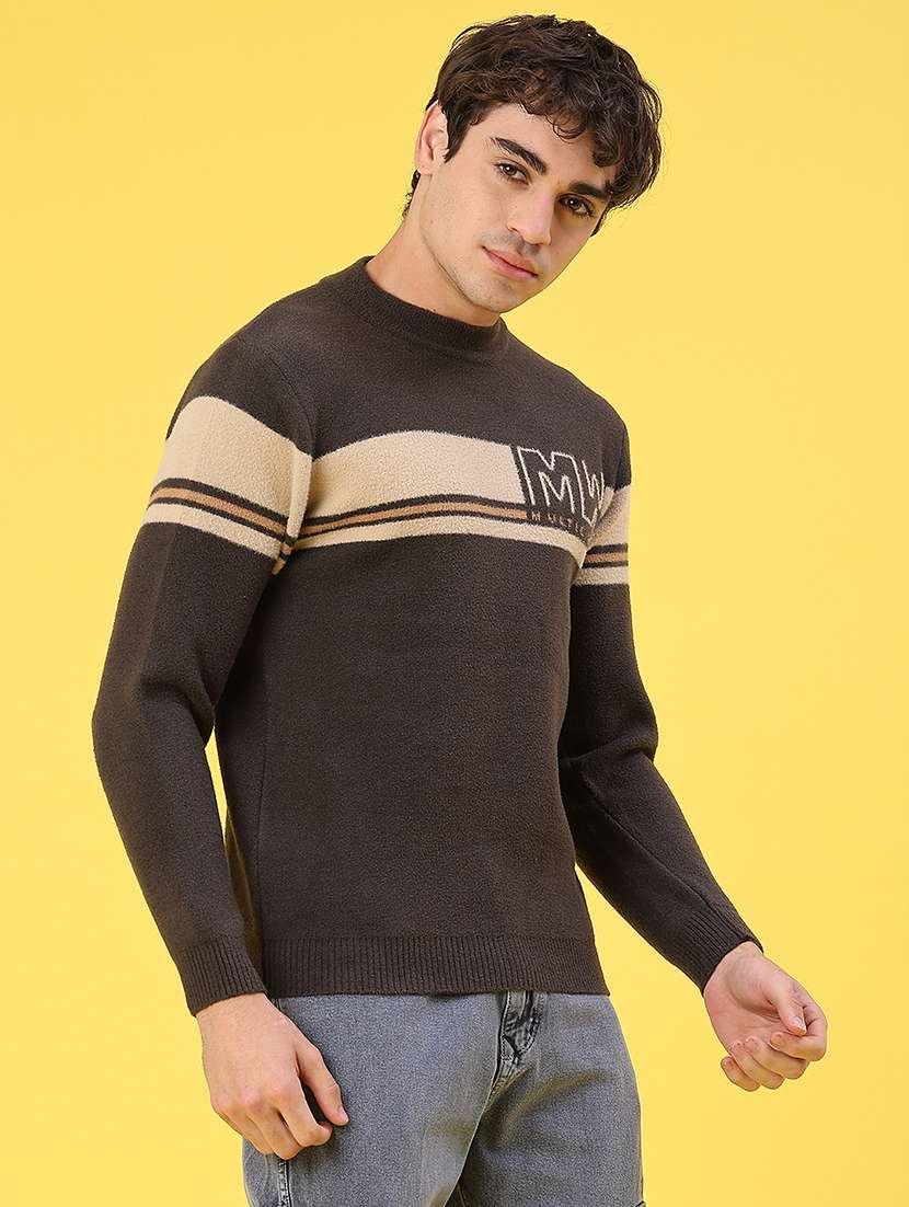 men tapered long sleeve pullover - 22184067 -  Standard Image - 2