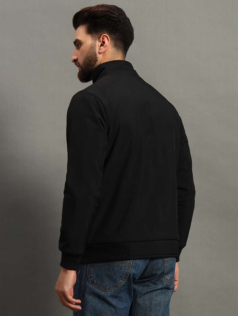 men solid long sleeve lightweight bomber jacket - 22184180 -  Standard Image - 2