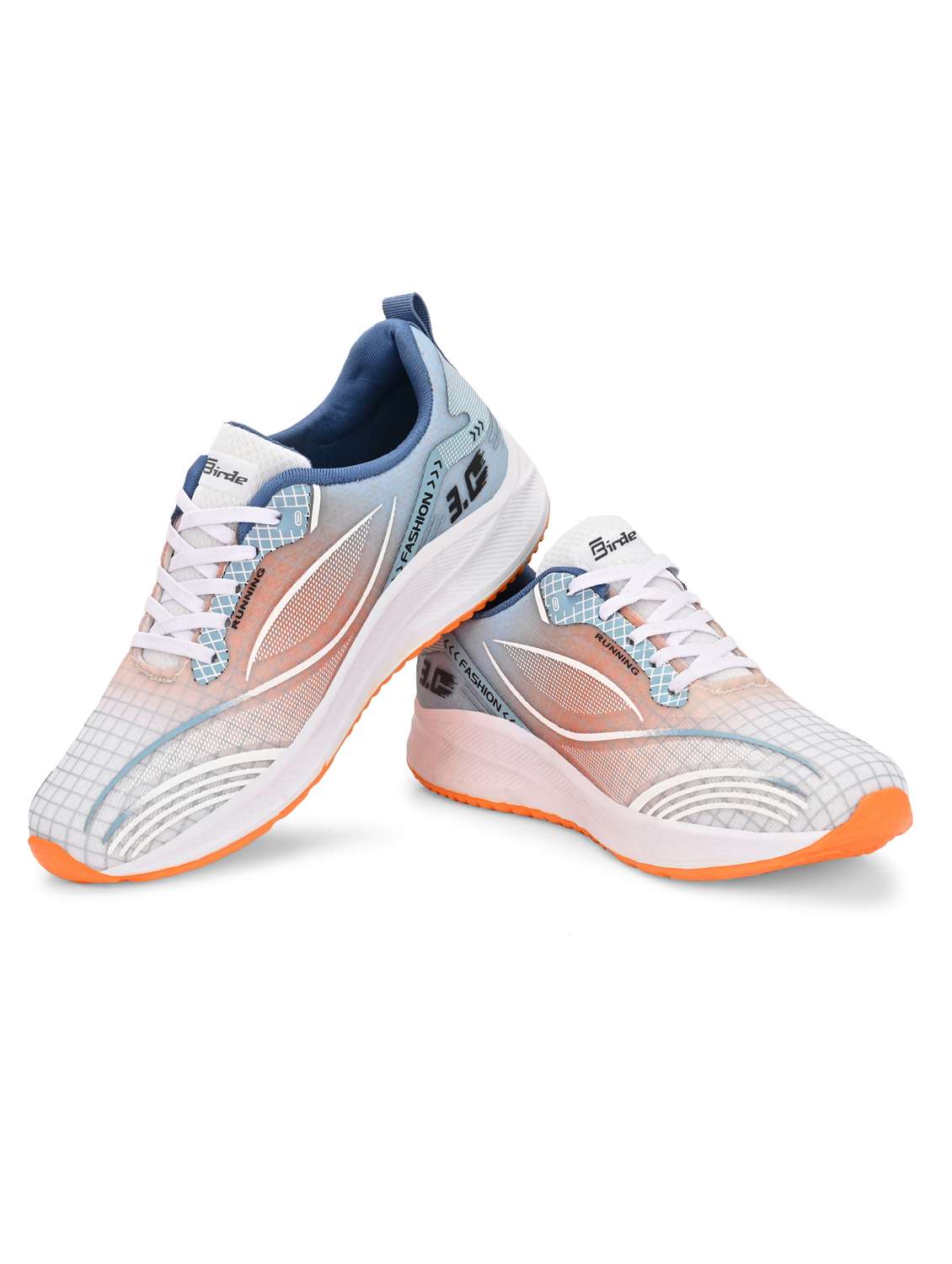 men printed lace up sport shoes - 22184248 -  Standard Image - 2