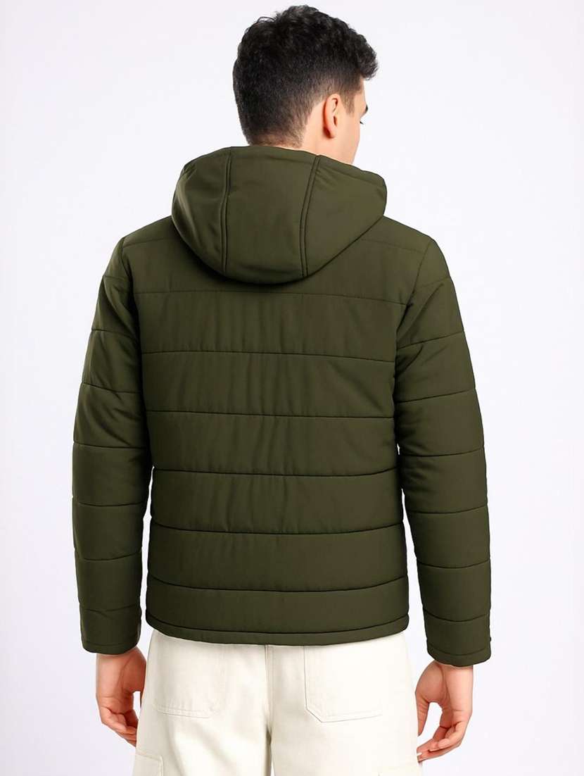 men solid long sleeve puffer jacket - 22184262 -  Standard Image - 2