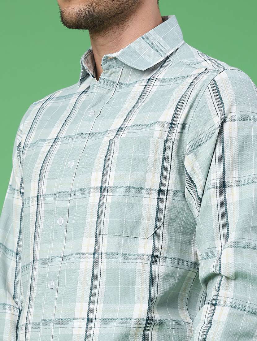 men checkered long sleeve regular fit casual shirt - 22184537 -  Standard Image - 2