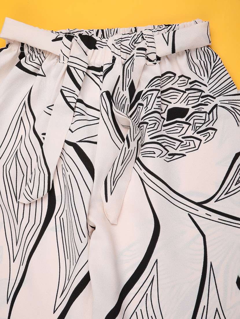 girls printed mid rise palazzo - 22184549 -  Standard Image - 2