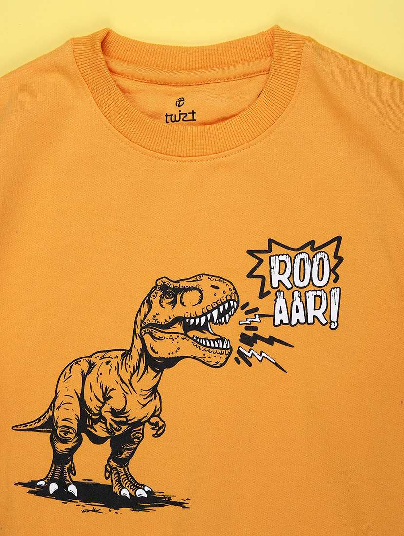 boys front print long sleeve sweatshirt - 22184627 -  Standard Image - 2