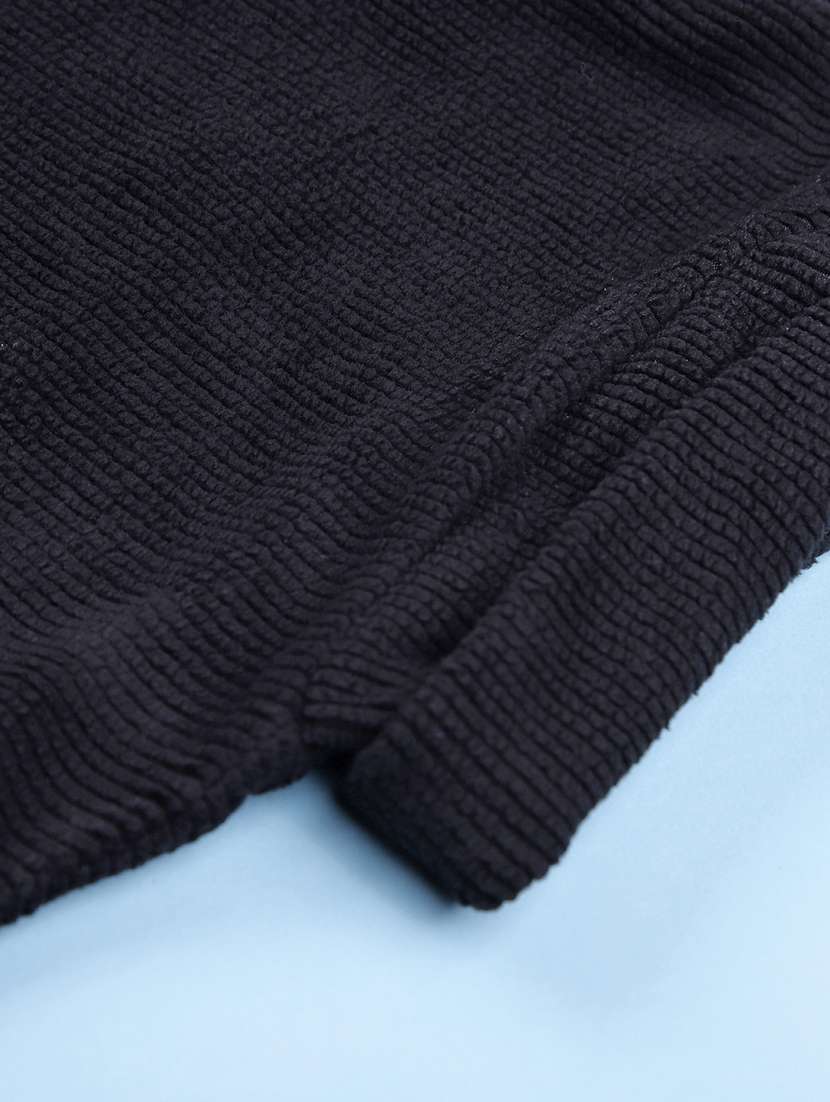 Boys Solid Long Sleeve Turtle Neck Sweater - 22184646 -  Standard Image - 2
