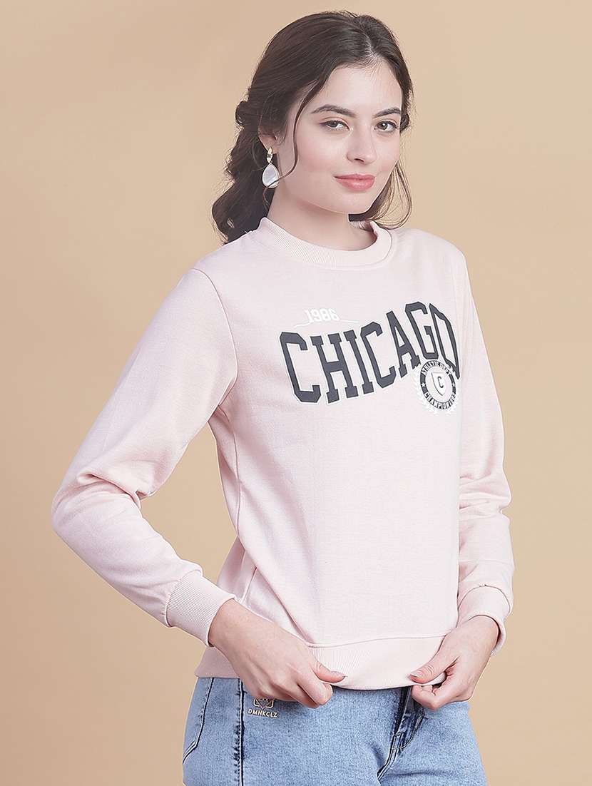 women printed long sleeve sweatshirt - 22184649 -  Standard Image - 2
