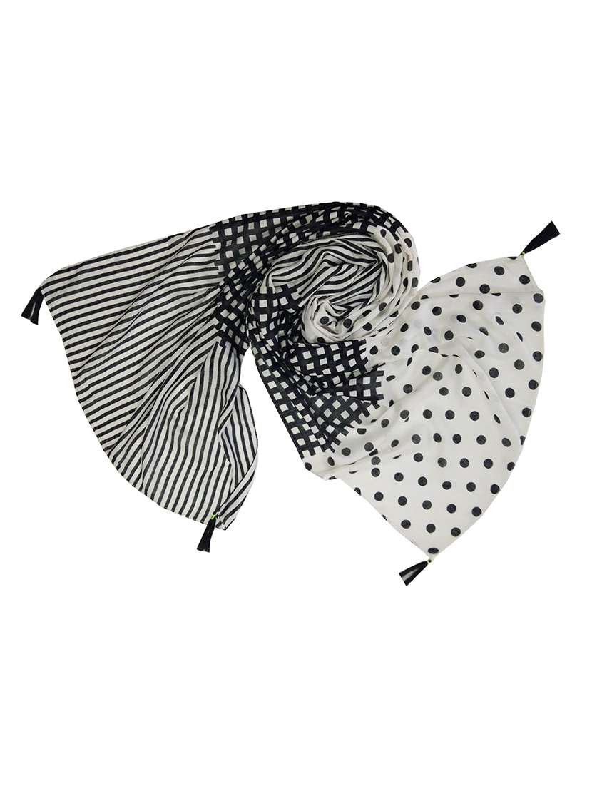 women printed chiffon stole - 22184790 -  Standard Image - 2