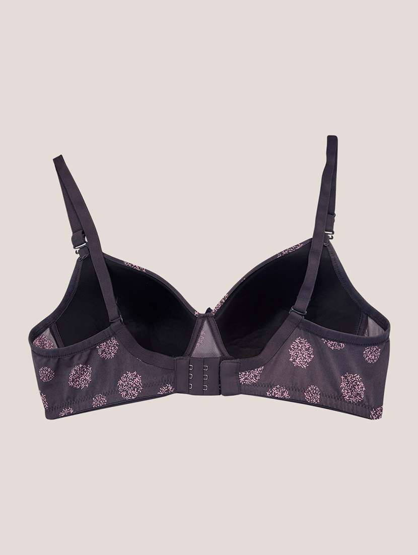 women printed lightly padded t-shirt bra - 22184805 -  Standard Image - 2