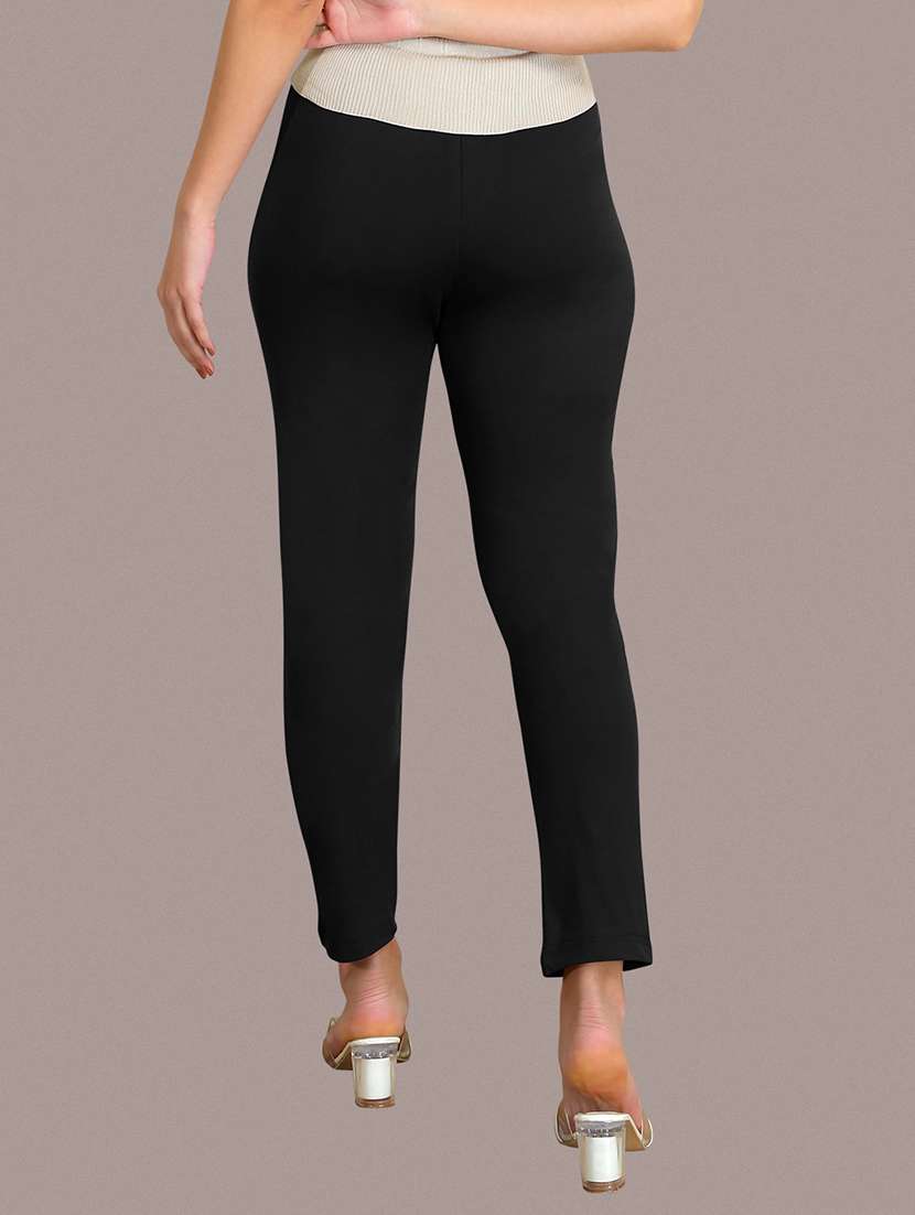 women solid mid rise lounge wear pajama - 22184812 -  Standard Image - 2