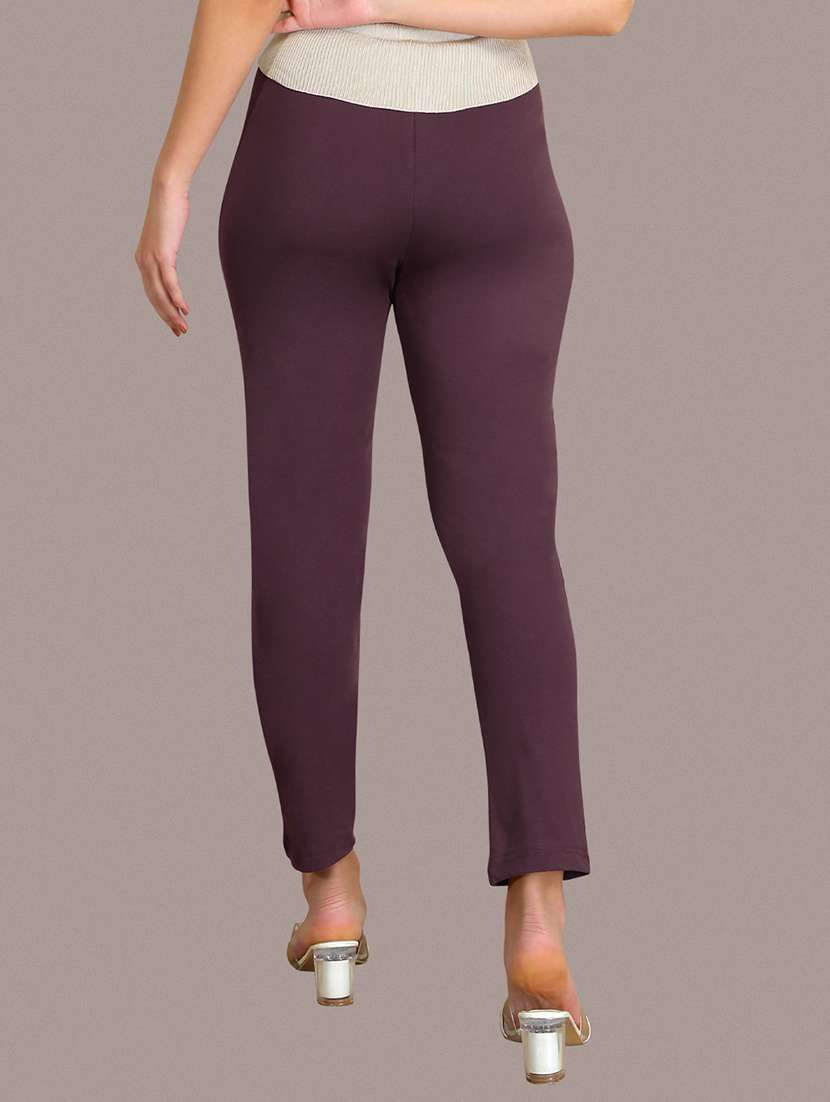 women solid mid rise lounge wear pajama - 22184816 -  Standard Image - 2