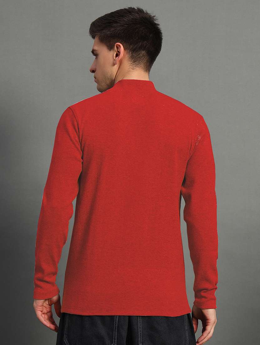men solid long sleeve slim fit pullover - 22184868 -  Standard Image - 2