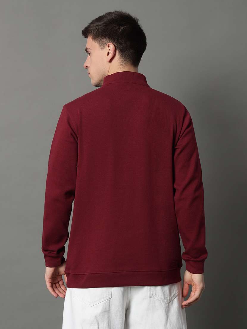 men solid long sleeve regular fit sweatshirt - 22184912 -  Standard Image - 2