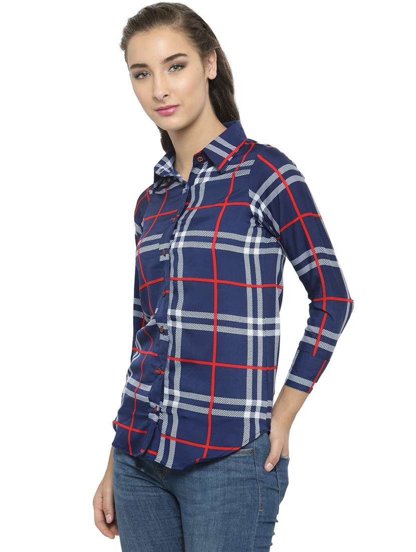 women collared long sleeve regular fit shirt - 22184966 -  Standard Image - 2