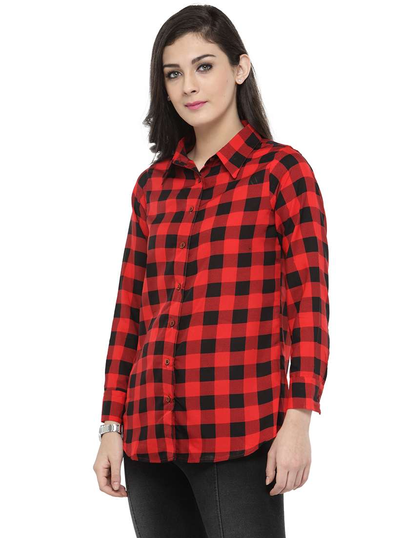 women collared long sleeve regular fit shirt - 22184967 -  Standard Image - 2