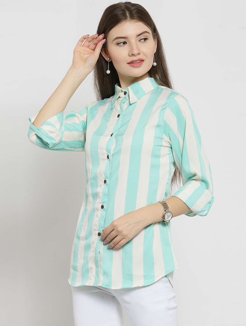 women collared long sleeve regular fit shirt - 22184970 -  Standard Image - 2