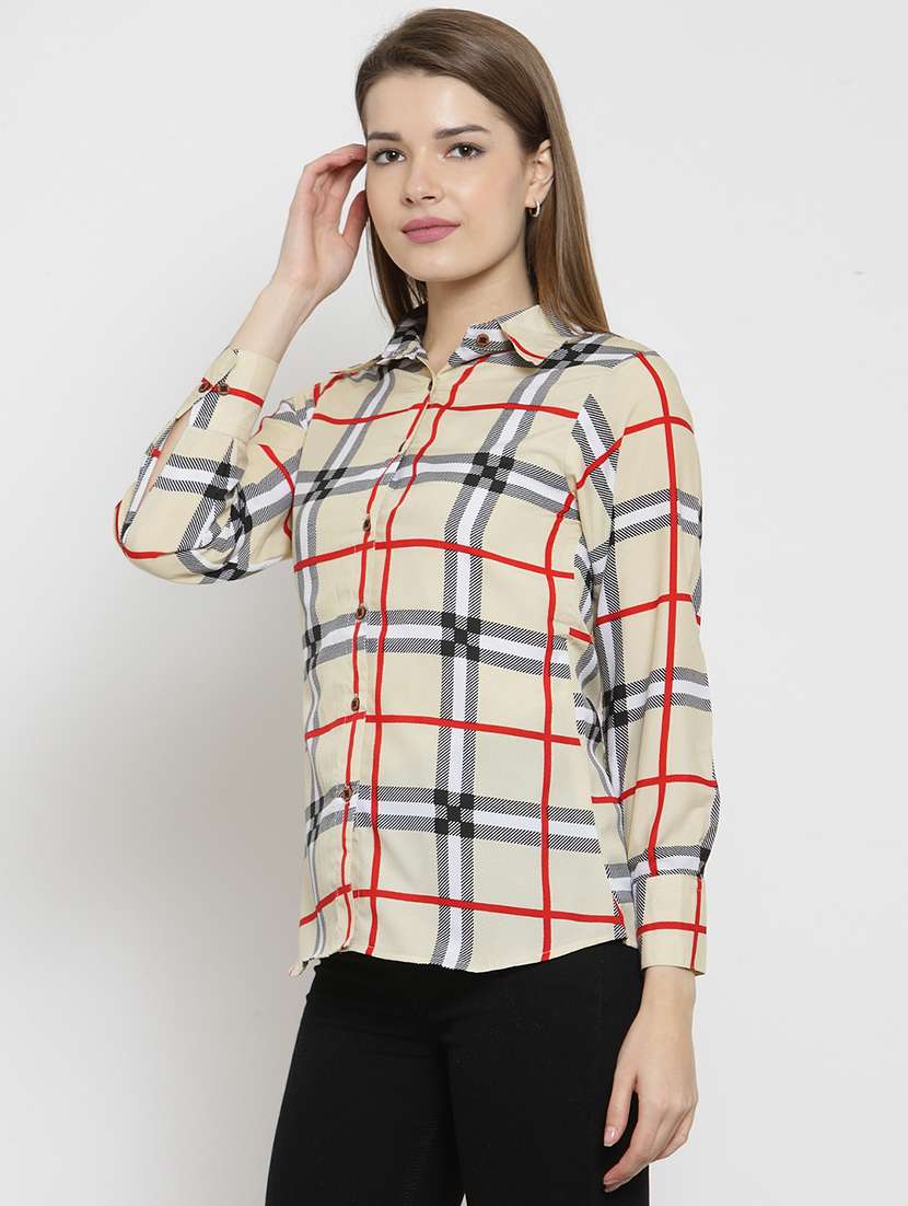 women collared long sleeve regular fit shirt - 22184972 -  Standard Image - 2