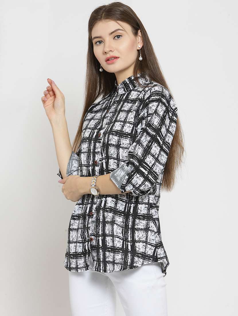 women collared long sleeve regular fit shirt - 22184974 -  Standard Image - 2