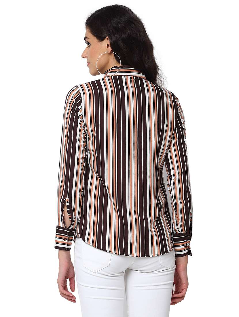 women collared long sleeve regular fit shirt - 22184994 -  Standard Image - 2