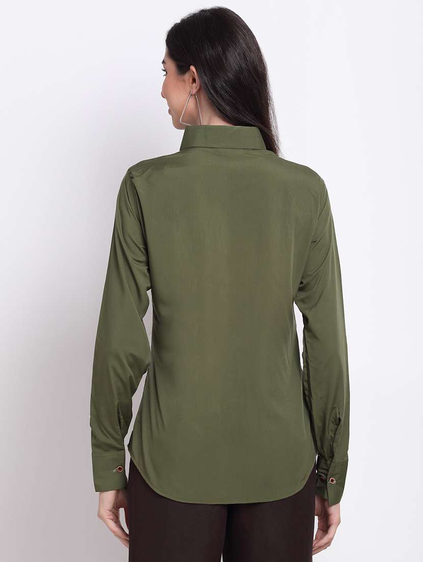 women collared long sleeve regular fit shirt - 22184996 -  Standard Image - 2