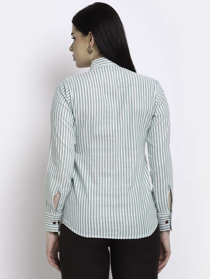 women collared long sleeve regular fit shirt - 22185000 -  Standard Image - 2