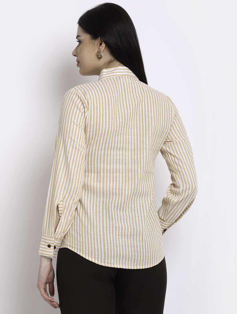 women collared long sleeve regular fit shirt - 22185002 -  Standard Image - 2