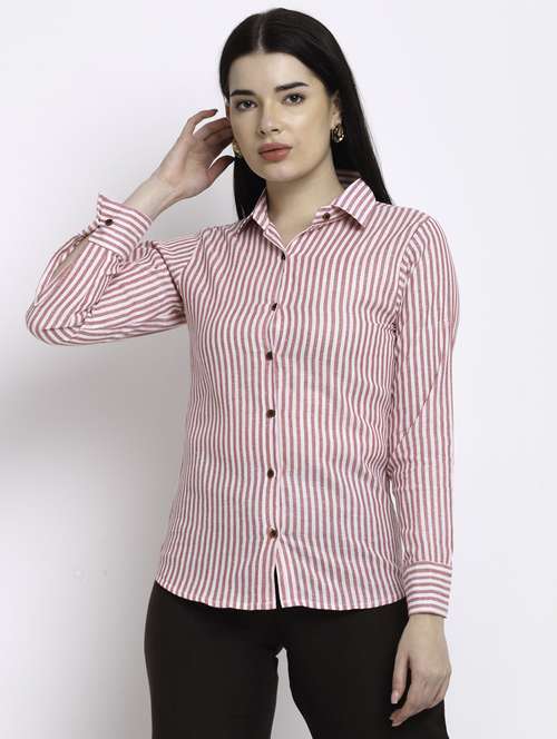 women collared long sleeve regular fit shirt - 22185003 -  Standard Image - 0