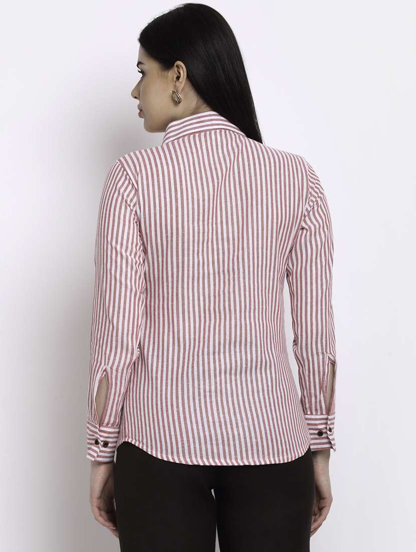 women collared long sleeve regular fit shirt - 22185003 -  Standard Image - 2