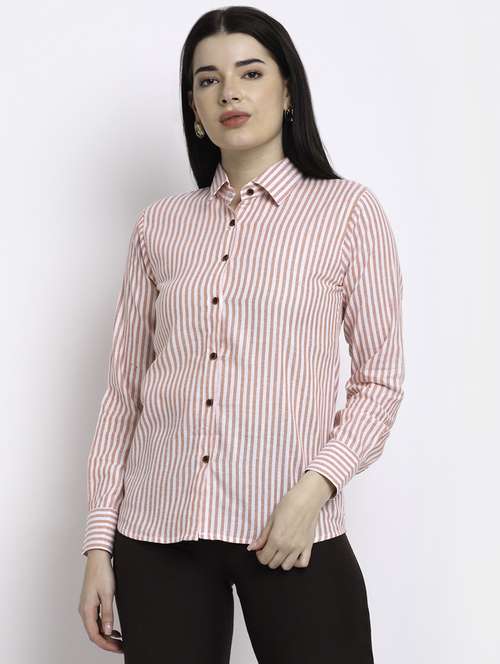 women collared long sleeve regular fit shirt - 22185005 -  Standard Image - 0