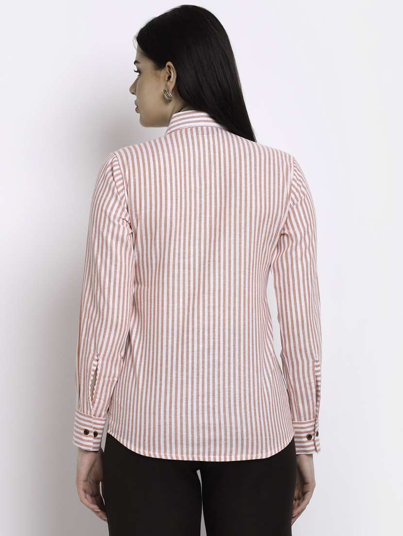 women collared long sleeve regular fit shirt - 22185005 -  Standard Image - 2