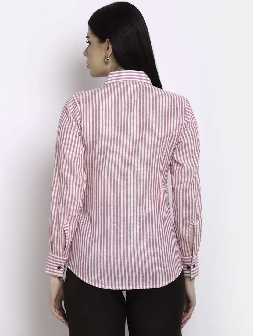 women collared long sleeve regular fit shirt - 22185006 -  Standard Image - 2