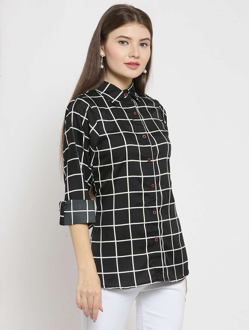 women collared long sleeve regular fit shirt - 22185049 -  Standard Image - 2