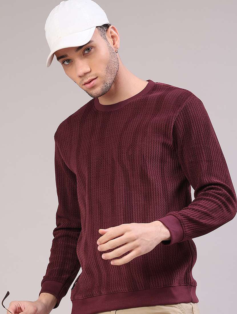 men printed long sleeve sweatshirt