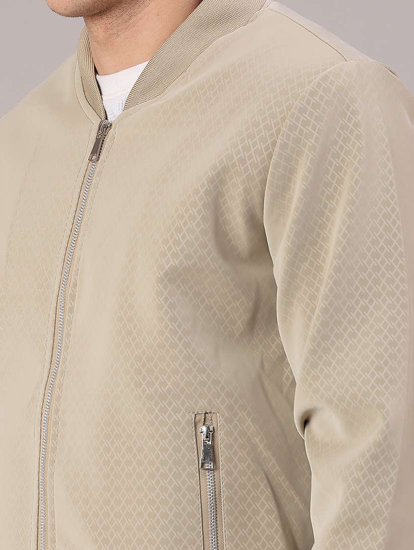 men solid long sleeve bomber jacket - 22185305 -  Standard Image - 2