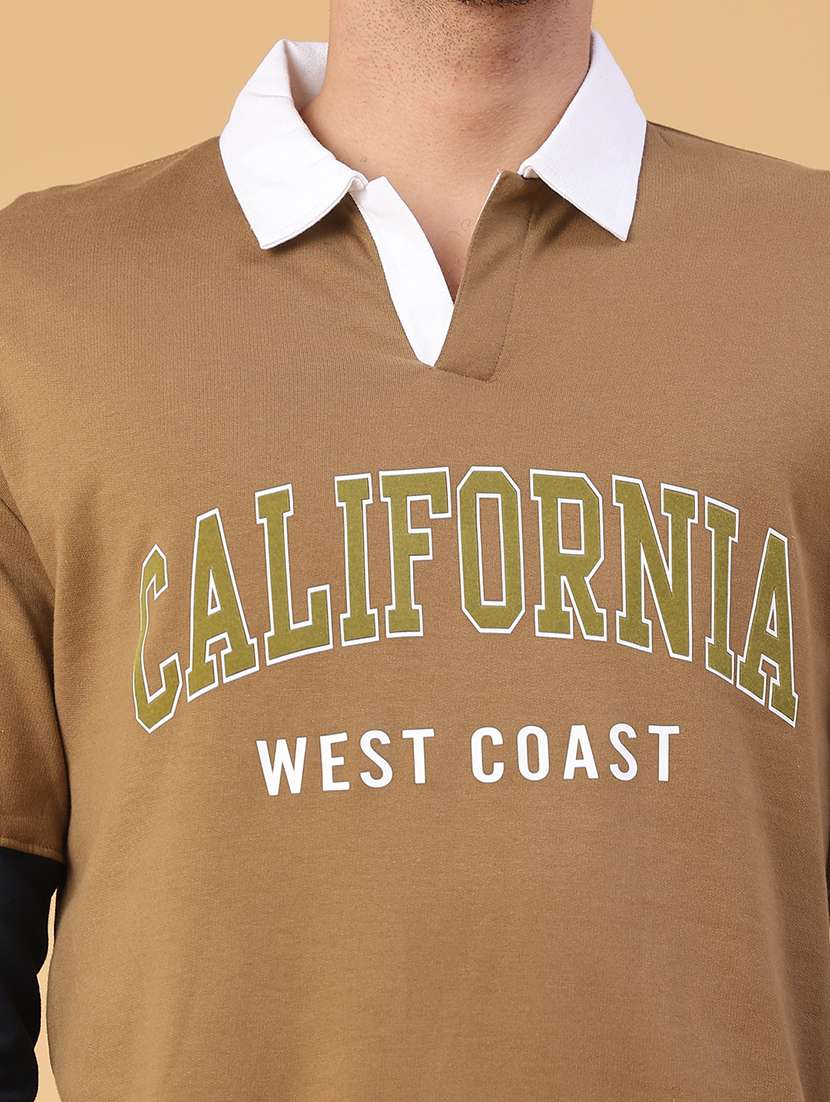 men typographic long sleeve regular fit sweatshirt - 22185317 -  Standard Image - 2